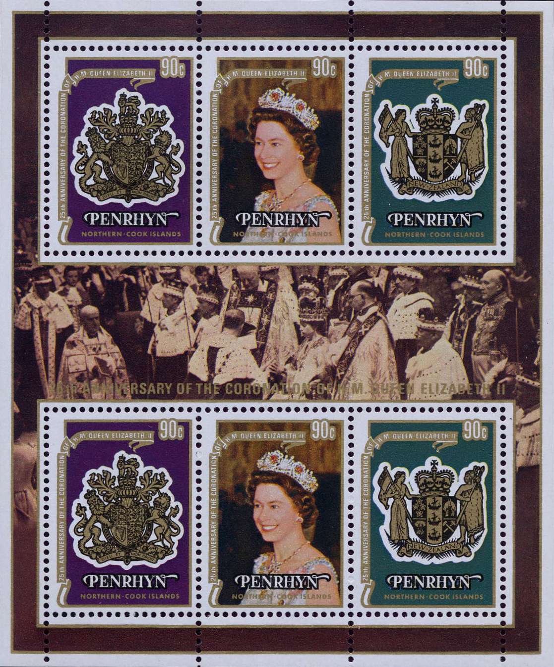 BOOK STAMPS PENRHYN ISLAND